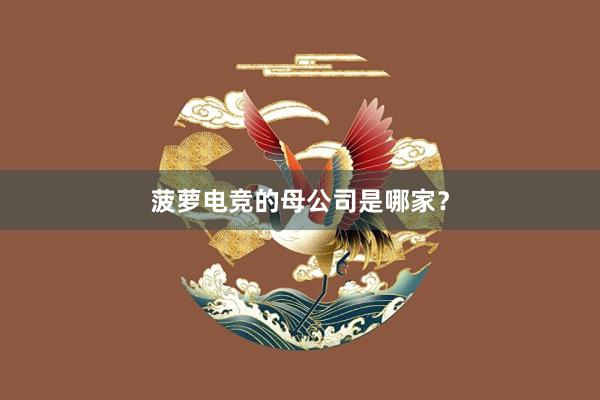 菠萝电竞的母公司是哪家？